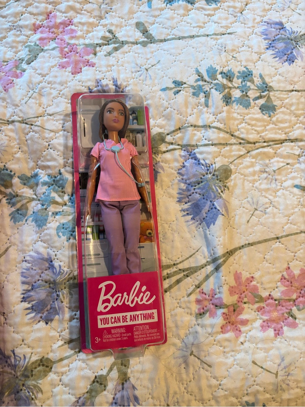 Barbie Pink Top with Lavender Pants Doll
